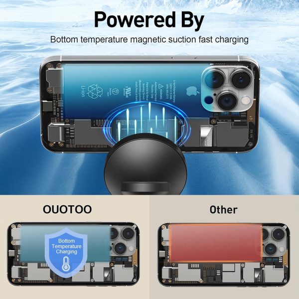 2025 3 in 1 Charging Station Compatible with Mag-Safe Charger Wireless Charger Stand for iPhone 16 15 14 13 12 Series Wireless Charging Station for AirPods Wireless Charging Stand for iWatch Series - Image 6