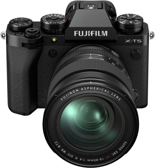 Fujifilm X-T5 Mirrorless Digital Camera XF16-80mm Lens Kit - Black - Image 3
